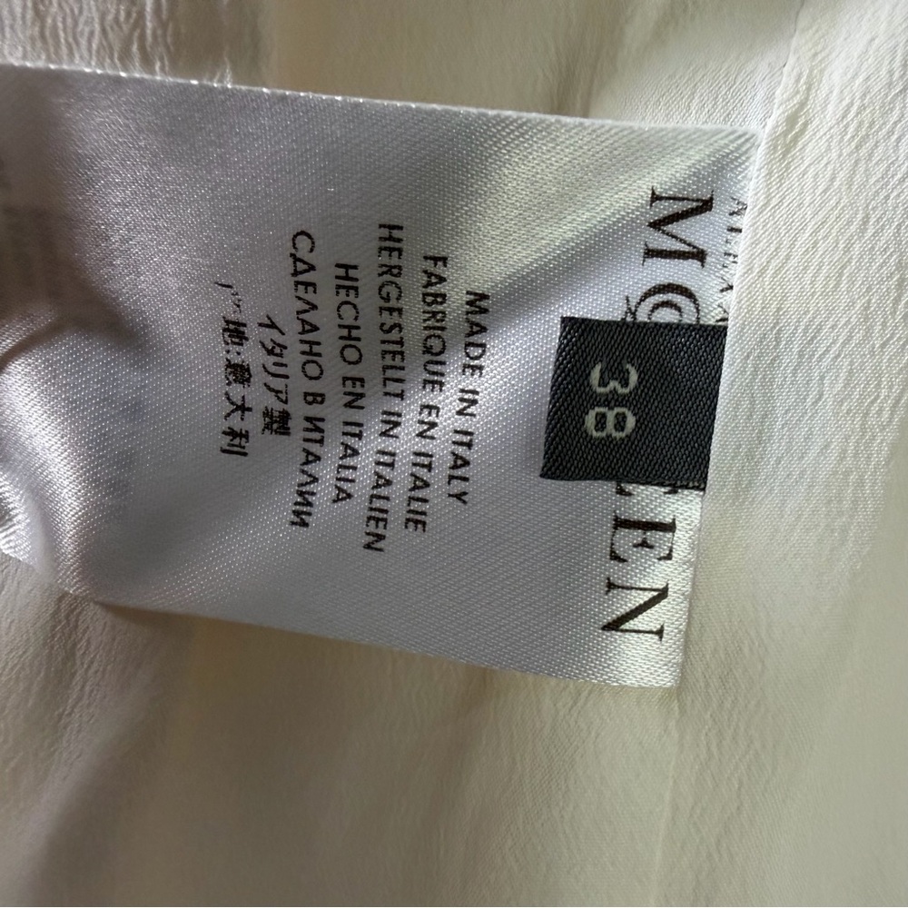 Alexander McQueen White/ Ivory Sculpted Tailored Blazer IT 38 - Picture 8 of 16